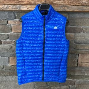 Adidas Packable Down Blue Puffer Vest